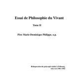 خرید و دانلود نسخه کامل کتاب 1961-1962 – Essai de Philosophie du Vivant – Tome 2