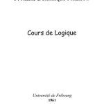 خرید و دانلود نسخه کامل کتاب 1961 – Cours de Logique – Partie 02