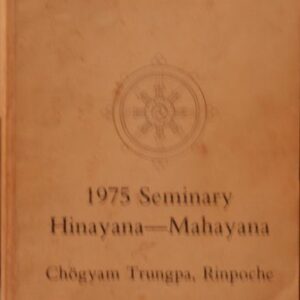 خرید و دانلود نسخه کامل کتاب 1975 Seminary Transcripts of Chogyam Trungpa Rinpoche