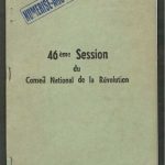 خرید و دانلود نسخه کامل کتاب 46ème Session du Conseil National de la Révolution