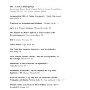 خرید و دانلود نسخه کامل کتاب 911: A Public Emergency (Social Text 72)