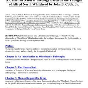 خرید و دانلود نسخه کامل کتاب A Christian Natural Theology Based on the Thought of Alfred North Whitehead