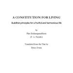خرید و دانلود نسخه کامل کتاب A Constitution for Living – Buddhist Principles for a Faithful & Harmonious Life