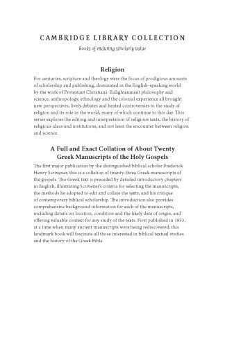 خرید و دانلود نسخه کامل کتاب A Full and Exact Collation of About Twenty Greek Manuscripts of the Holy Gospels: Deposited in the British Museum, the Archiepiscopal Library at Lambeth_68e216c9eaba8.jpeg خرید و دانلود نسخه کامل کتاب A Full and Exact Collation of About Twenty Greek Manuscripts of the Holy Gospels: Deposited in the British Museum, the Archiepiscopal Library at Lambeth