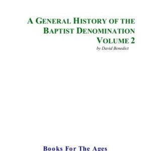 خرید و دانلود نسخه کامل کتاب A General History of the Baptist Denomination. Volume 2