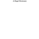 خرید و دانلود نسخه کامل کتاب A Hegel Dictionary