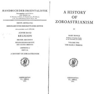 خرید و دانلود نسخه کامل کتاب A History of Zoroastrianism, Vol. I