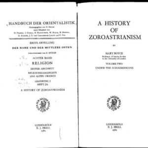 خرید و دانلود نسخه کامل کتاب A History of Zoroastrianism, Vol. II