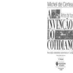 خرید و دانلود نسخه کامل کتاب A Invenção do Cotidiano: artes de fazer