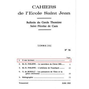 خرید و دانلود نسخه کامل کتاب A nos lecteurs  – Présentation des Cahiers, les trois Sagesses