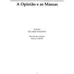 خرید و دانلود نسخه کامل کتاب A Opinião e as Massas