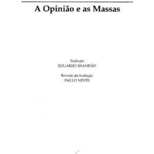 خرید و دانلود نسخه کامل کتاب A Opinião e as Massas
