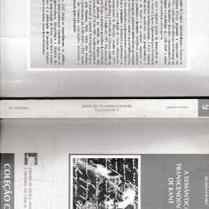 خرید و دانلود نسخه کامل کتاب A Semântica Transcendental de Kant