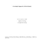 خرید و دانلود نسخه کامل کتاب A Sociological Approach to Self and Identity