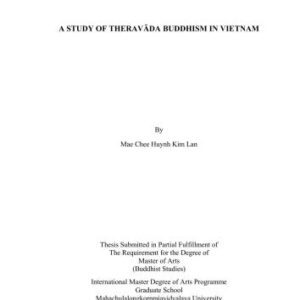 خرید و دانلود نسخه کامل کتاب A Study of Theravada Buddhism in Vietnam