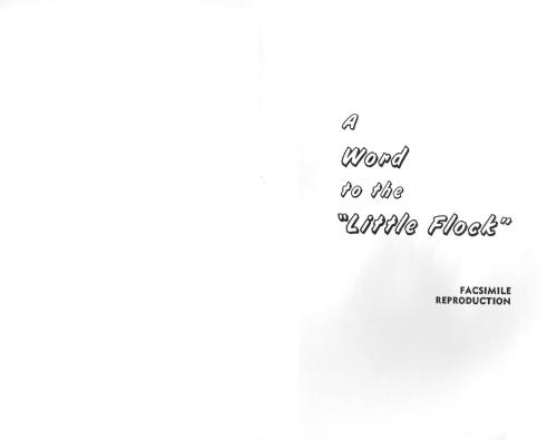 خرید و دانلود نسخه کامل کتاب A Word to the Little Flock with Foreword & Appendix. 1847_68e27f7267902.jpeg خرید و دانلود نسخه کامل کتاب A Word to the Little Flock with Foreword & Appendix. 1847