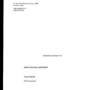 خرید و دانلود نسخه کامل کتاب About critical groupsize