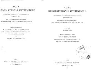 خرید و دانلود نسخه کامل کتاب Acta reformationis Catholicae ecclesiam Germaniae concernentia saeculi XVI