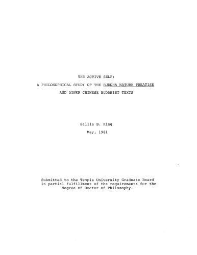 خرید و دانلود نسخه کامل کتاب Active Self . A Philosophical Study of the Buddha Nature Treatise and Other Chinese Buddhist Texts_68e190c79b734.jpeg خرید و دانلود نسخه کامل کتاب Active Self . A Philosophical Study of the Buddha Nature Treatise and Other Chinese Buddhist Texts