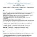 خرید و دانلود نسخه کامل کتاب Activities and Events of the NGO Committee on Spirituality, Values and Global Concerns