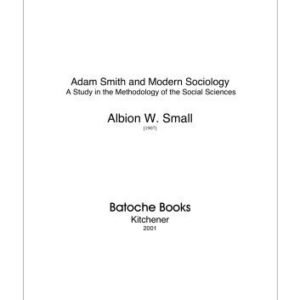 خرید و دانلود نسخه کامل کتاب Adam Smith and Modern Sociology: A Study in the Methodology of the Social Sciences