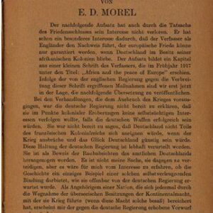 خرید و دانلود نسخه کامل کتاب Afrika und der europäische Friede