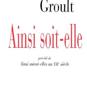 خرید و دانلود نسخه کامل کتاب Ainsi soit-elle