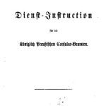 خرید و دانلود نسخه کامل کتاب Allgemeine Dienst-Instruktionen für die Königlich Preußischen Konsular-Beamten