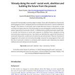 خرید و دانلود نسخه کامل کتاب Already doing the work’: social work, abolition and building the future from the present
