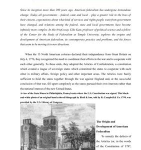 خرید و دانلود نسخه کامل کتاب American federalism, past, present and future