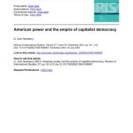 خرید و دانلود نسخه کامل کتاب American power and the empire of capitalist democracy