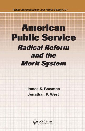 خرید و دانلود نسخه کامل کتاب American Public Service: Radical Reform and the Merit System (Public Administration and Public Policy)_68e92f0904282.jpeg خرید و دانلود نسخه کامل کتاب American Public Service: Radical Reform and the Merit System (Public Administration and Public Policy)