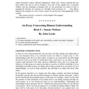 خرید و دانلود نسخه کامل کتاب An essay concerning human understanding