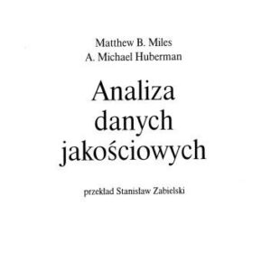 خرید و دانلود نسخه کامل کتاب Analiza danych jakościowych