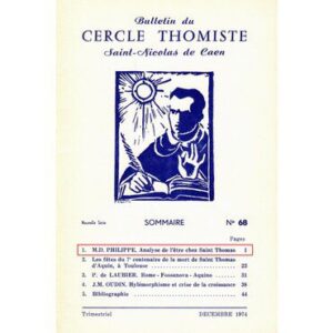 خرید و دانلود نسخه کامل کتاب Analyse de l’être chez Saint Thomas