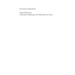 خرید و دانلود نسخه کامل کتاب Analytische Einführung in die Philosophie des Geistes
