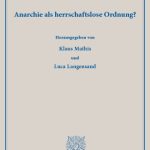 خرید و دانلود نسخه کامل کتاب Anarchie als herrschaftslose Ordnung?