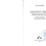 خرید و دانلود نسخه کامل کتاب Ancient Greek Psychology and Modern Mind-Body Debate