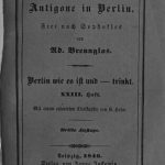 خرید و دانلود نسخه کامل کتاب Antigone in Berlin, frei nach Sophokles