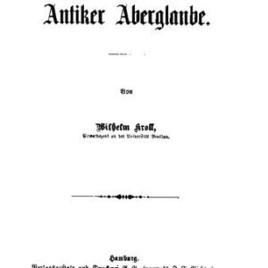 خرید و دانلود نسخه کامل کتاب Antiker Aberglaube