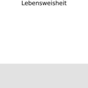 خرید و دانلود نسخه کامل کتاب Aphorismen zur Lebensweisheit