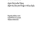 خرید و دانلود نسخه کامل کتاب Apie Gėrį arba Vienį; Apie tai, kas yra bloga ir iš kur kyla