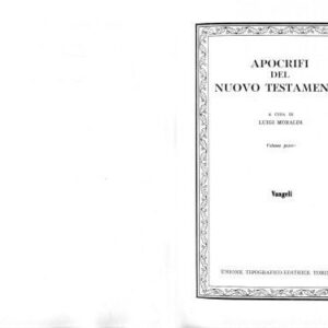 خرید و دانلود نسخه کامل کتاب Apocrifi del Nuovo Testamento