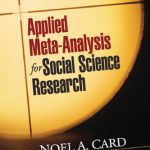 خرید و دانلود نسخه کامل کتاب Applied Meta-Analysis for Social Science Research