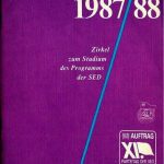 خرید و دانلود نسخه کامل کتاب Arbeitsmaterial für den Propagandisten im Studienjahr der FDJ 1987/88. Zirkel zum Studium des Programms der SED