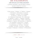 خرید و دانلود نسخه کامل کتاب Archivio di Filosofia vol. 74, 2006 n. 1_3
