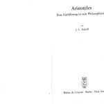 خرید و دانلود نسخه کامل کتاب Aristoteles: Eine Einführung in sein Philosophieren