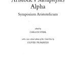 خرید و دانلود نسخه کامل کتاب Aristotle’s Metaphysics Alpha. Symposium Aristotelicum