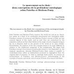 خرید و دانلود نسخه کامل کتاب [article] Le mouvement ou la chair : deux conceptions de la profondeur ontologique selon Patočka et Merleau-Ponty
