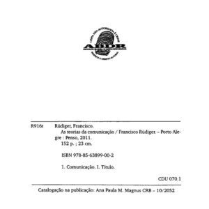 خرید و دانلود نسخه کامل کتاب As Teorias da Comunicação